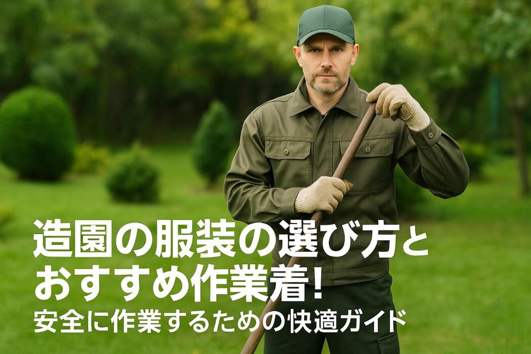 造園の服装の選び方とおすすめ作業着｜安全に作業するための快適ガイド
