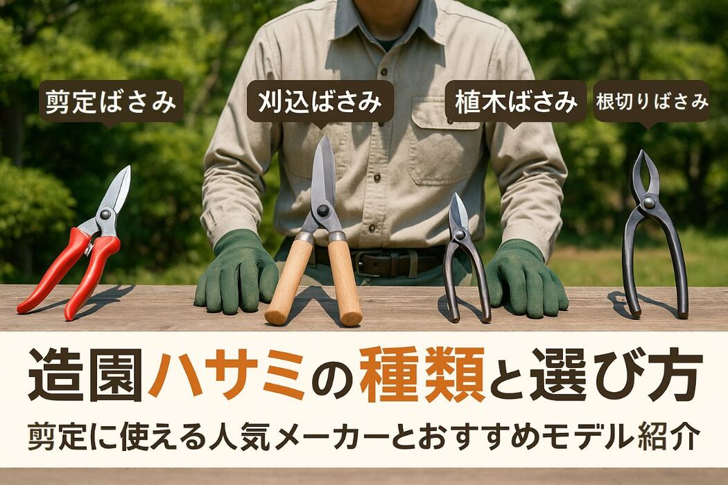 造園でハサミの基礎知識と種類比較！剪定から選び方・人気メーカー・通販おすすめモデルまで解説