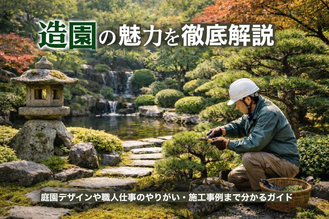 造園の魅力を徹底解説｜庭園デザインや職人仕事のやりがい・施工事例まで分かるガイド