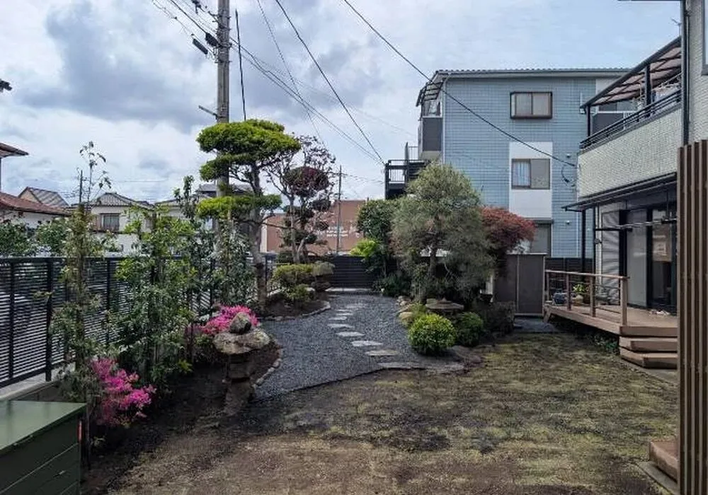 お庭の改修工事