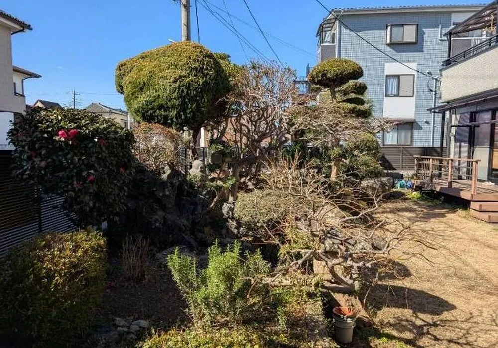 お庭の改修工事