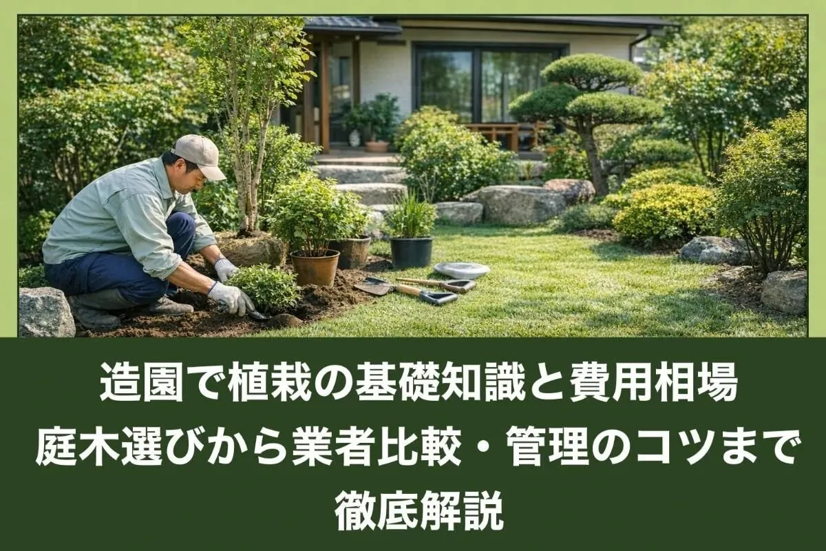 造園で植栽の基礎知識と費用相場｜庭木選びから業者比較・管理のコツまで徹底解説