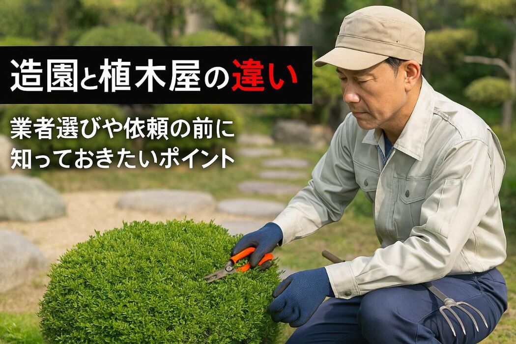造園と植木屋の違いを解説！業者選びや料金相場・依頼前のポイントも紹介