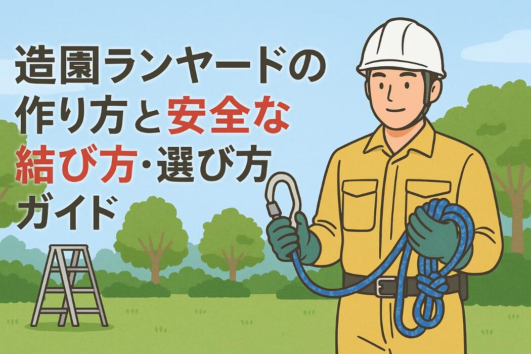 造園ランヤードの作り方と安全な結び方・選び方ガイド